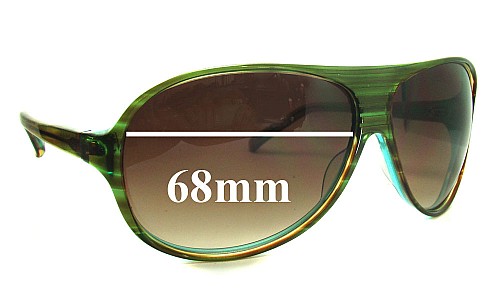 Sunglass Fix Replacement Lenses for Christian Roth CR14274 - 68mm Wide 