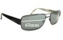 Sunglass Fix Lentilles de Remplacement pour CYMA SCM-1010 - 63mm Wide 