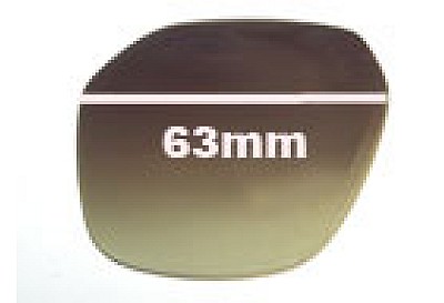 Carrera Dakar 2 Lentilles de Remplacement 63mm wide 
