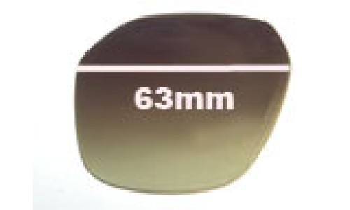 Sunglass Fix Lentilles de Remplacement pour Carrera Dakar 2 - 63mm Wide 