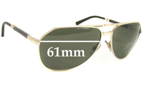 Sunglass Fix Lentilles de Remplacement pour Dolce & Gabbana DG2106K - 61mm Wide 