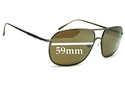 Ermenegildo Zegna SZ 3018N Replacement Lenses 59mm wide 