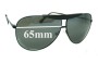 Sunglass Fix Replacement Lenses for Giorgio Armani GA 487/S - 65mm Wide 