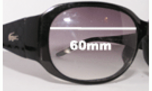 Sunglass Fix Lentilles de Remplacement pour Lacoste LA26403 - 60mm Wide Sunglass Fix Lentilles de Remplacement pour Lacoste LA26403 - 60mm Wide