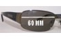 Sunglass Fix Replacement Lenses for Mako Sting 9481 - 60mm Wide 