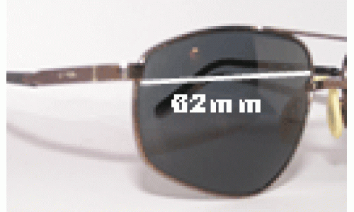 Sunglass Fix Lentilles de Remplacement pour Mako Chopper 9360 - 62mm Wide 