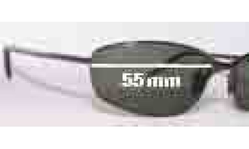 Sunglass Fix Replacement Lenses for Mako Bomber 9451 - 55mm Wide Sunglass Fix Replacement Lenses for Mako Bomber 9451 - 55mm Wide