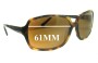 Sunglass Fix Ersatzgläser für Oliver Peoples Pandora - 61mm Wide 