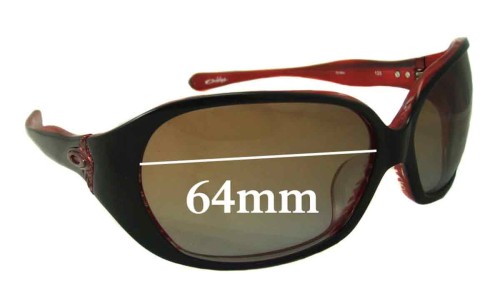 Sunglass Fix Lentilles de Remplacement pour Oakley Betray (Asian Fit) - 64mm Wide 