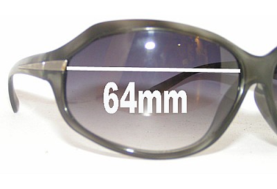 Optyl 3513 Replacement Lenses 64mm wide 