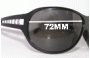 Sunglass Fix Lentilles de Remplacement pour Police 1510 - 72mm Wide 