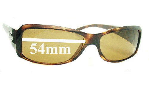 Sunglass Fix Replacement Lenses for Ray-Ban RB4078 - 54mm Wide 