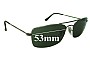 Sunglass Fix Replacement Lenses for Ray-Ban RB3309 - 53mm Wide 