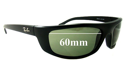 Sunglass Fix Replacement Lenses for Ray-Ban RB4053 Predator - 60mm Wide 