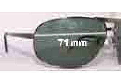 Salvatore Ferragamo 1124 Lentes de Repuesto 71mm wide 