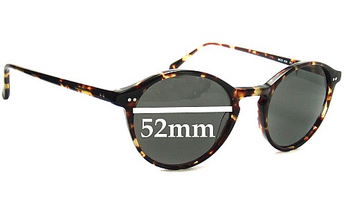 Sunglass Fix Replacement Lenses for Anglo American Optical Mod 406 - 52mm Wide 