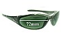 Sunglass Fix Replacement Lenses for Arnette Burner AN4063 - 69mm Wide 