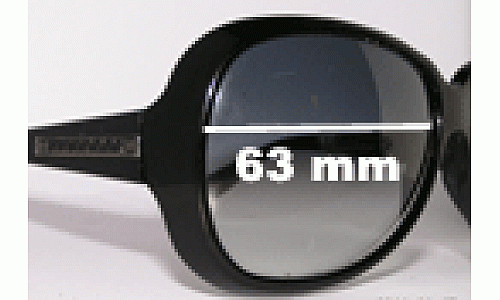 Sunglass Fix Lentilles de Remplacement pour Bottega Veneta BV 68/S - 63mm Wide 