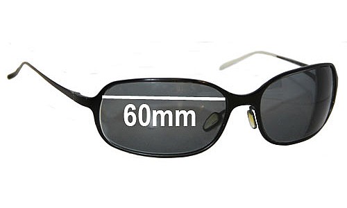Sunglass Fix Lentilles de Remplacement pour Christian Roth CR14241 - 60mm Wide 