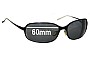 Sunglass Fix Lentilles de Remplacement pour Christian Roth CR14241 - 60mm Wide 