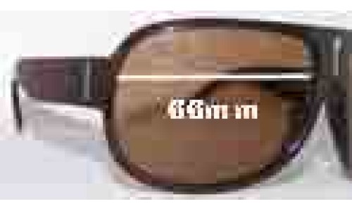 Sunglass Fix Replacement Lenses for Christian Dior Homme - 66mm Wide 