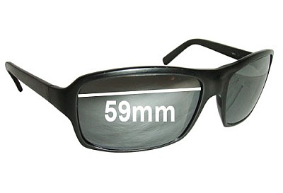 Fendi FS 390M Replacement Lenses 59mm wide 