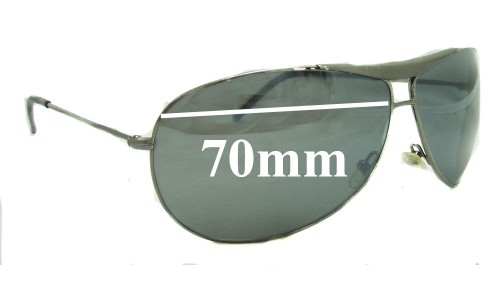 Sunglass Fix Lentes de Repuesto para Giorgio Armani GA 134/S - 70mm Wide 