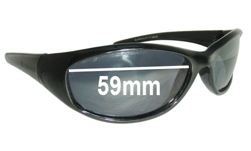 Sunglass Fix Replacement Lenses for Glarefoil Thorpe - 59mm Wide 