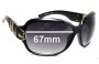 Sunglass Fix Replacement Lenses for Gucci GG2591 - 67mm Wide 