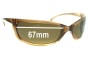 Sunglass Fix Lentes de Repuesto para Mako Buzz 9440 - 67mm Wide 