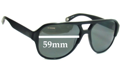 Sunglass Fix Lentilles de Remplacement pour Mosley Tribes Cosley MT6029S - 59mm Wide 