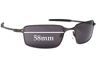 Oakley New Square Wire 2006 Ersatzlinsen 58mm wide 