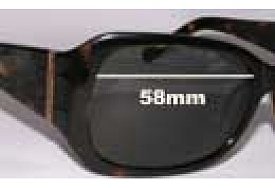 Oroton  Oasis Lentilles de Remplacement 58mm wide 