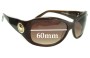 Sunglass Fix Lentilles de Remplacement pour Oroton  Tropicana - 60mm Wide 