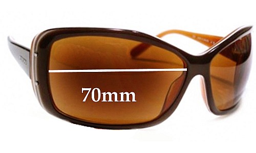 Prada SPR04F 1AB1A1 or 2AU3N1 or 3BU2V1  Replacement Lenses 70mm wide 