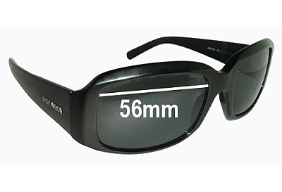 Prada SPR12H Lentilles de Remplacement 56mm wide 
