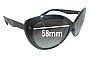 Sunglass Fix Lentes de Repuesto para Prada SPR21N - 58mm Wide 