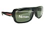 Sunglass Fix Lentes de Repuesto para Prada SPS01I & PS01IS - 56mm Wide 