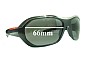 Sunglass Fix Replacement Lenses for Prada SPS01H - 66mm Wide 