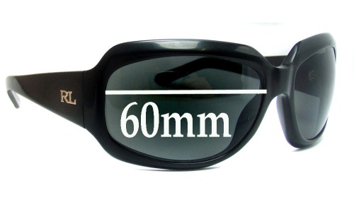 Sunglass Fix Replacement Lenses for Polo RL 8035 - 60mm Wide 