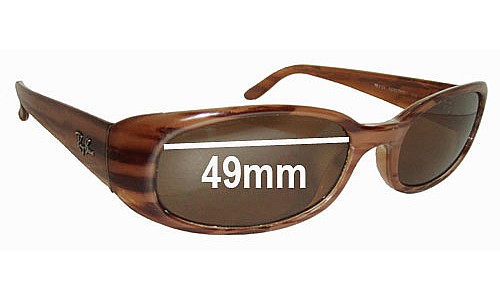 Sunglass Fix Ersatzgläser für Ray-Ban RB2123 Sidestreet - 49mm Wide 