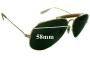 Sunglass Fix Replacement Lenses for Ray-Ban RB3407 Aviator - 58mm Wide 