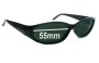 Sunglass Fix Replacement Lenses for Ray-Ban RB4043 - 55mm Wide 