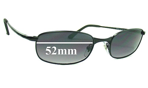 Sunglass Fix Replacement Lenses for Ray-Ban RB3162 Sleek - 52mm Wide 