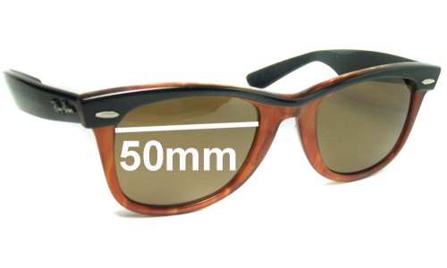 Ray Ban B&L Wayfarer Ersatzlinsen 50mm wide 