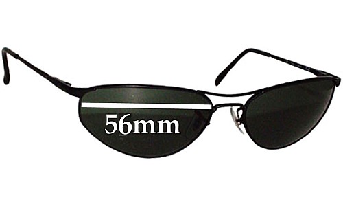 Sunglass Fix Ersatzgläser für Ray-Ban RB3131 - 56mm Wide 