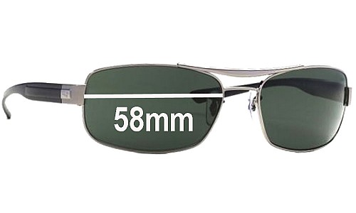 Ray Ban RB3302 Ersatzlinsen 58mm wide 