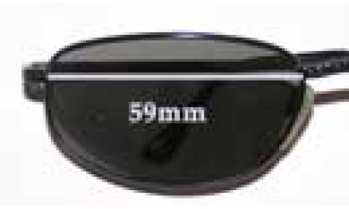 Sunglass Fix Replacement Lenses for Revo RE1125 - 59mm Wide 