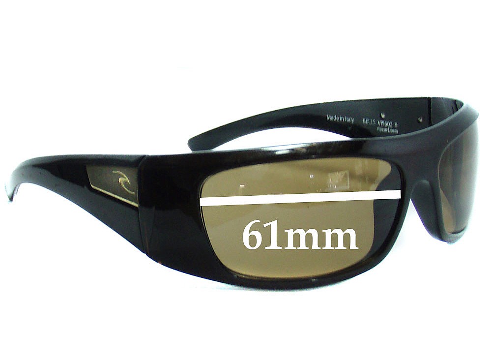 Sunglass Fix Replacement Lenses for Rip Curl Bells - 61mm Wide Sunglass Fix Replacement Lenses for Rip Curl Bells - 61mm Wide