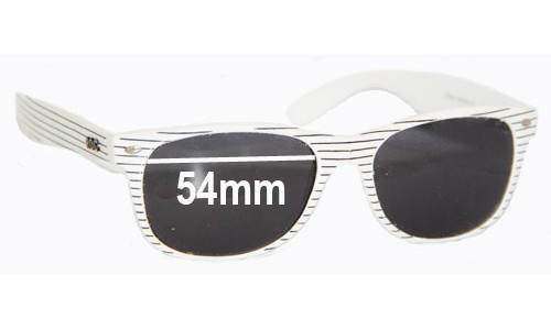 Sunglass Fix Replacement Lenses for Roc 800W Pilot - 54mm Wide 